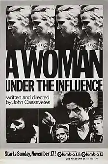 Description de l'image A Woman Under the Influence (1974 poster).jpg.