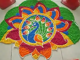 Décorations du Nouvel An tamoul pour Puthandu