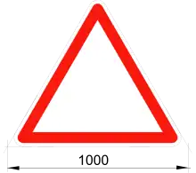 Panneaux de danger