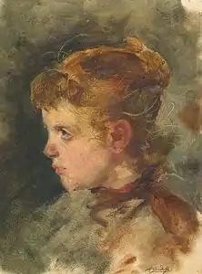 Portrait de bébé (Ritratto di bimba).