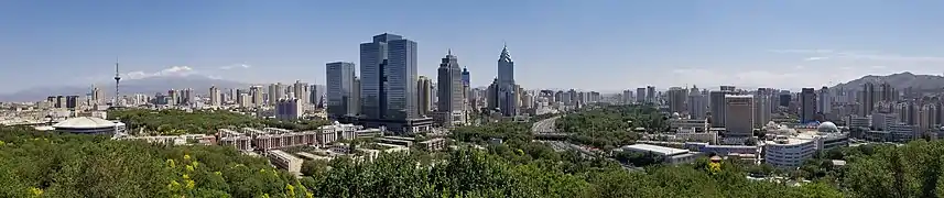 Urumqi, capitale du Xinjiang. En 2018