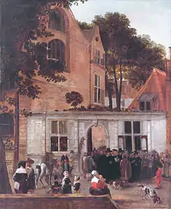 Une remise de diplômes à l'université de Leyde (c.1650).