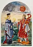 Rencontre du Roi Soleil et de la Reine Lune