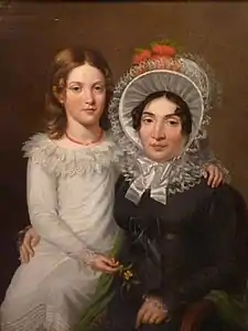 Portrait d'une mère et de sa fille, 1818