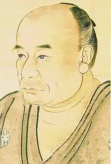 Description de l'image A portrait of Hayashi Jussai 林述斎像稿本.jpg.