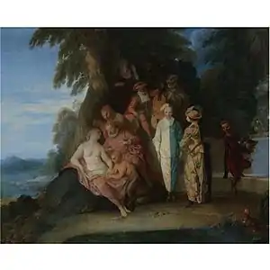 Scène inspiréede la commedia dell’arteCollection privée