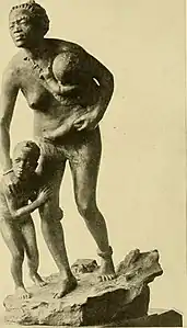 Ward, A Congo group. From a bronze group by the Author, dans A voice from the Congo, 1910