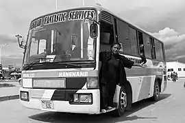 Conductrice de bus, Tanzanie, 2017.