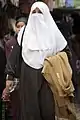 Femme portant un niqab dans la vieille ville de Jérusalem (2010)