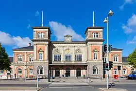 La gare d'Aalborg.