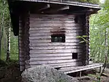 Le sauna de Muuratsalo (Alvar Aalto, vers 1952).