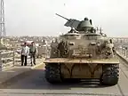 Un M88A1 américain en mission en 2007, durant la guerre d'Irak.