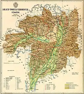 Localisation de Abaúj-Torna