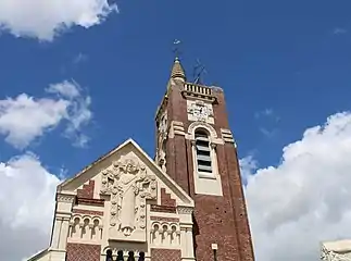 La place de l'église.