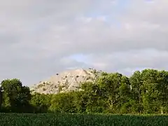 Le terril de l’ancienne mine.