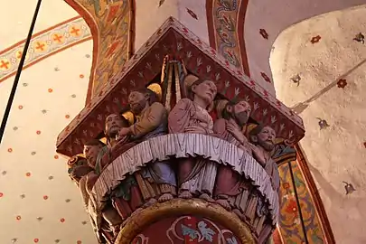 Chapiteau de l'église romaneSaint-Austremoine à Issoire