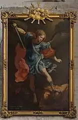 Tableau de l'archange Michel.