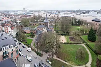 Vue d'ensemble de l'abbaye, en 2018