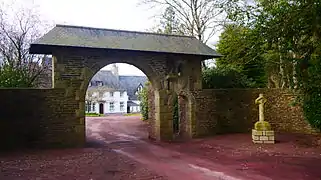 Porche d'entrée de l'abbaye