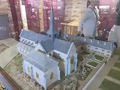 L'Abbaye en 1773 (maquette du presbytère de Remoray)