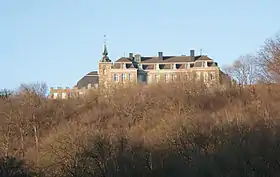 2008 : vue d'ensemble de l'abbaye Notre-Dame de Brialmont.