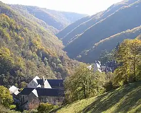 Vue de l'abbaye