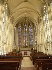 Intérieur de la Sainte-Chapelle.