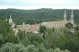 L'abbaye Saint-Michel de Frigolet.