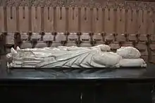 Gisant du pape Clément VI dans l'abbatiale de la Chaise-Dieu
