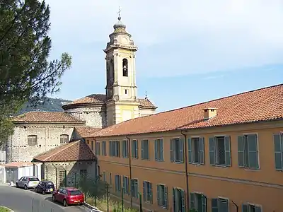 Façade nord de l'abbaye.