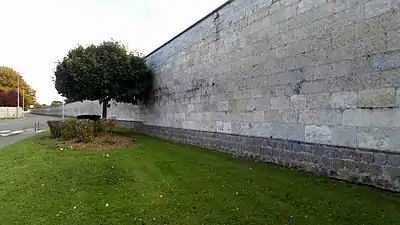 Le mur de l'Enclos en 2018