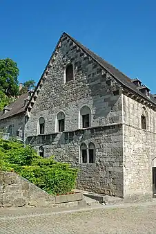 La façade méridionale de l'aile orientale.