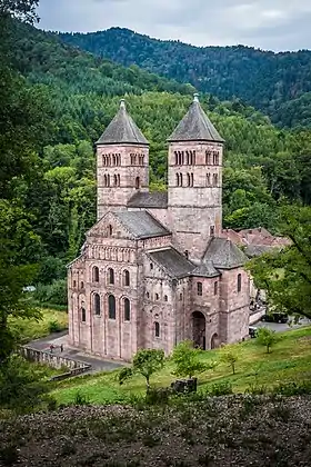 L’abbaye de Murbach.