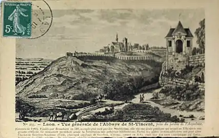 Perspective de la cuve Saint-Vincent.