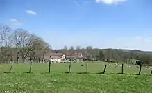 L'abbaye de Belloc vue du côté ouest