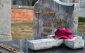 Tombe de Mariette Dillaerts.