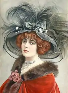 Portrait par Abel Faivre (1910).