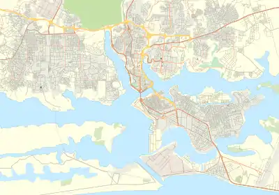 voir sur la carte d’Abidjan