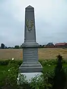 Monument au 308e RI, morts pour la France à la prise d'Ablaincourt, 7 novembre 1916.