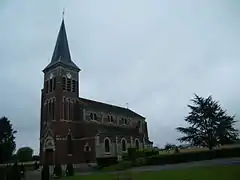 L'église paroissiale.