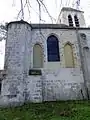 Chapelle nord, côté nord.