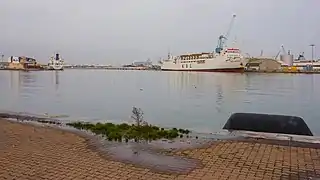 2016 : Le navire Abou Karim II dans le port.