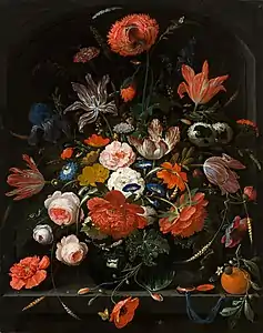 Fleurs dans un vase en verre1669-72Mauritshuis