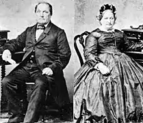 Abraham et Helen Einstein, ses grands-parents.