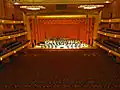 Intérieur de l'Abravanel Hall house, Etats-Unis