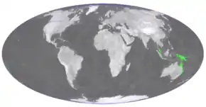 Description de l'image Abrodictyum caudatum distribution.png.