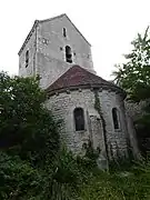 Abside de l'église Saint-Cyr-Sainte-Julitte.