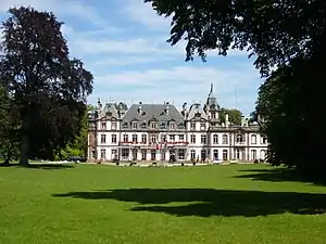 Le château de Pourtalès.