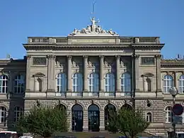 Le palais universitaire de Strasbourg, locaux historiques de Sciences Po Strasbourg jusqu'en 1988.