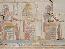  relief d'un temple égyptien.